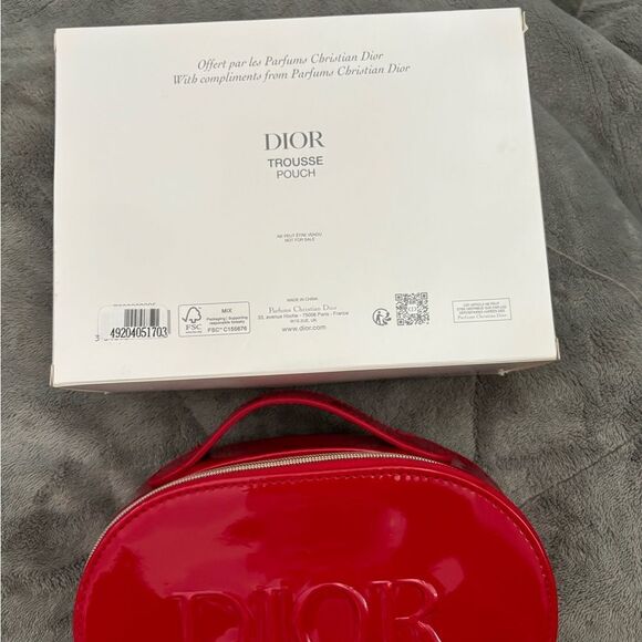 Dior Glossy Red Vanity Case - Picture 2 of 3